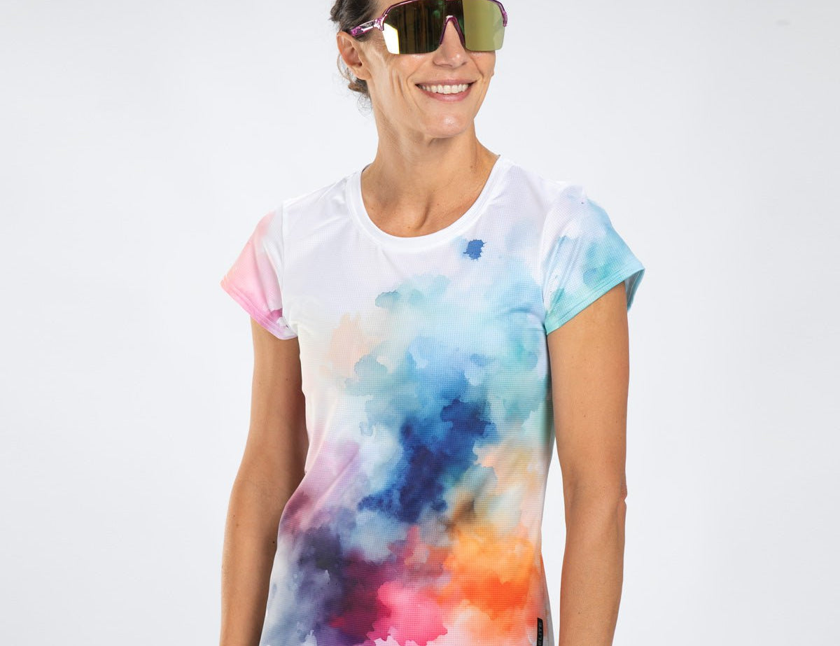 Zoot Sports RUN TEE Women's Elite Run Tee - Chromoflow