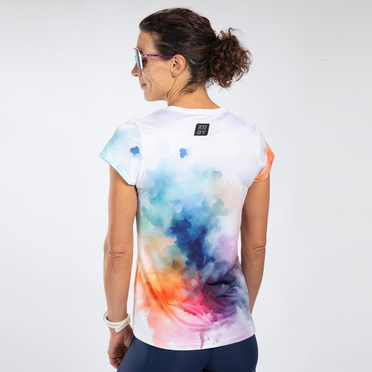 Zoot Sports RUN TEE Women's Elite Run Tee - Chromoflow