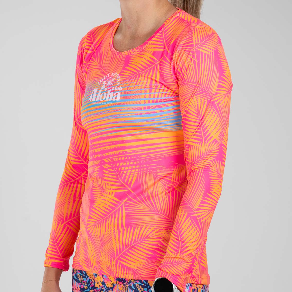 Zoot Sports RUN TEE Women's Ltd Run Ls Tee - Club Aloha