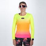 Zoot Sports RUN TEE Women's Ltd Run Ls Tee - Tropical Magic