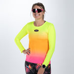 Zoot Sports RUN TEE Women's Ltd Run Ls Tee - Tropical Magic