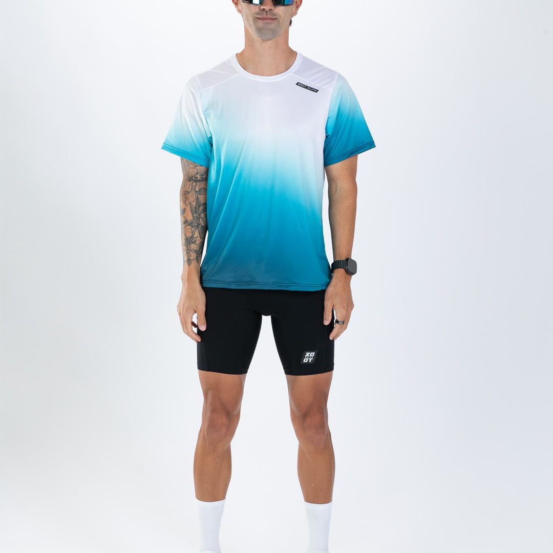 Zoot Sports RUN TEES Men's Elite Run Tee - Sonic Wave