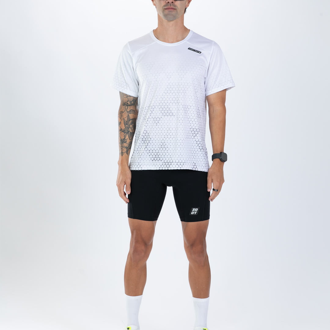 Zoot Sports RUN TEES Men's Elite Run Tee - Sonic White