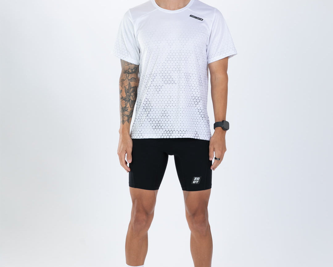 Zoot Sports RUN TEES Men's Elite Run Tee - Sonic White