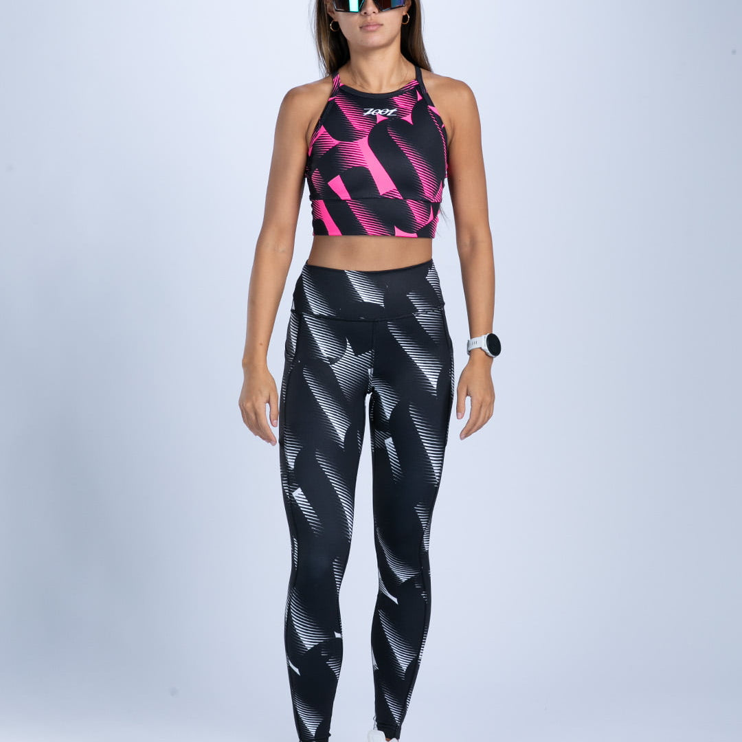 Zoot Sports RUN TIGHTS Women's Ltd Run Pulse High-Rise Tight - Icon