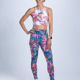 Zoot Sports RUN TIGHTS Women's Ltd Run Pulse High-Rise Tight - Island Original