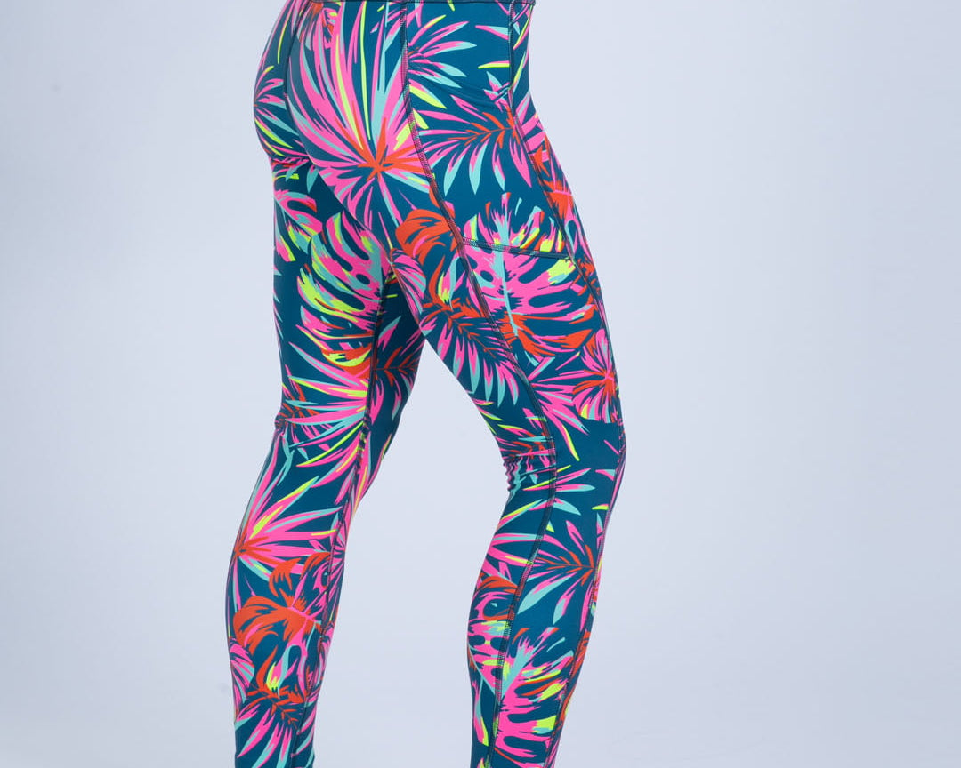 Zoot Sports RUN TIGHTS Women's Ltd Run Pulse High-Rise Tight - Island Original