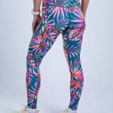 Zoot Sports RUN TIGHTS Women's Ltd Run Pulse High-Rise Tight - Island Original