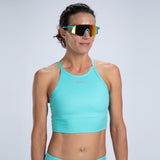Zoot Sports RUN TOPS Women's Core Run Crop - Aqua Blue