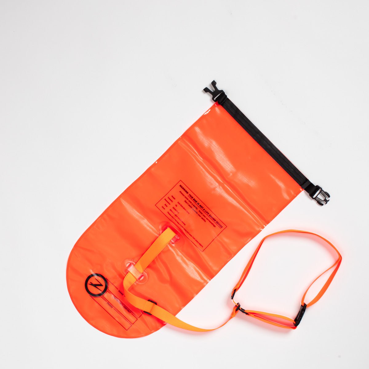 Zoot Sports SWIM ACCESSORIES Ultra Swim Safety Buoy & Dry Bag - Neon Orange