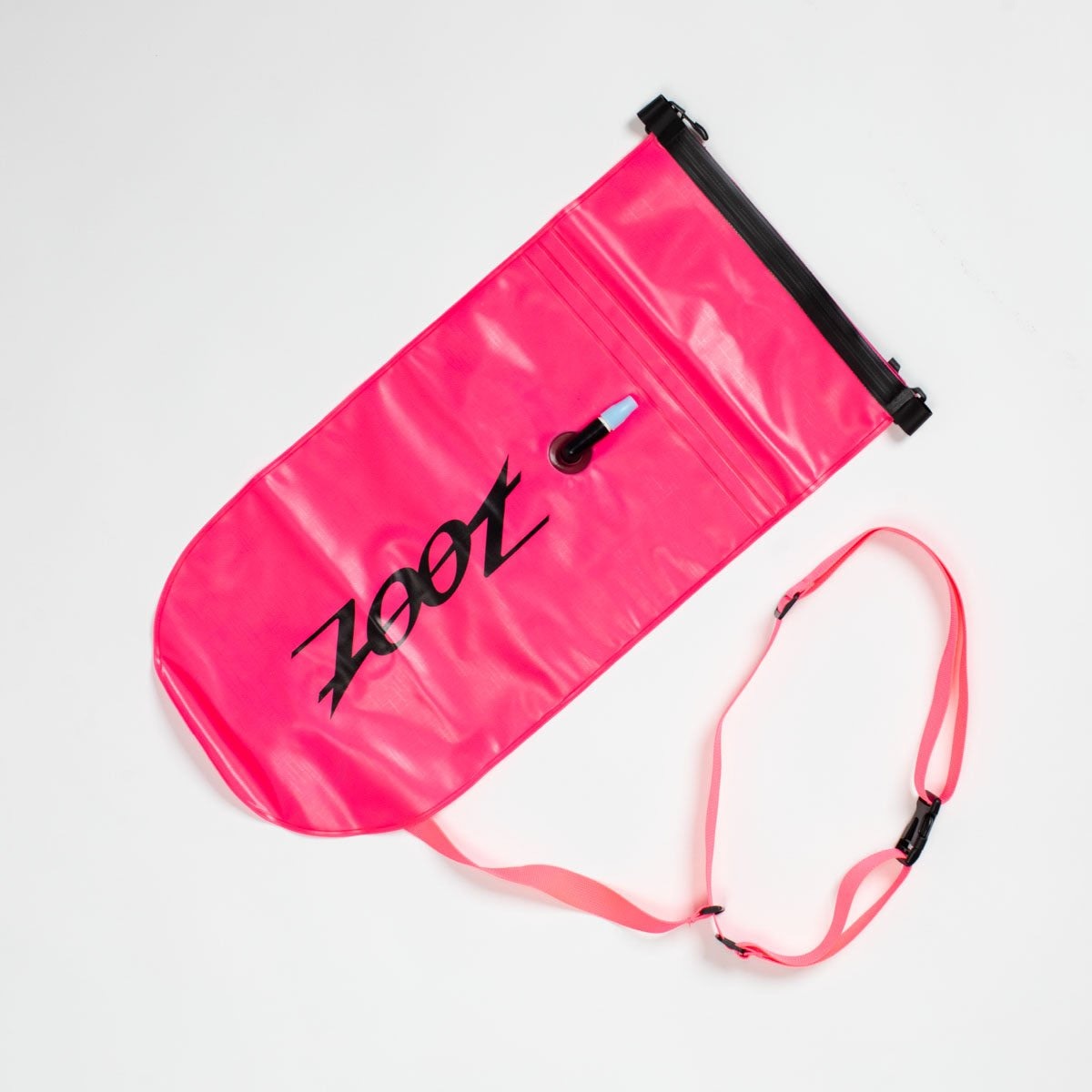 Zoot Sports SWIM ACCESSORIES Ultra Swim Safety Buoy & Dry Bag - Neon Pink