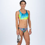 Zoot Sports SWIM Women's Ltd Swim Crossback Bikini Top - Costa Del Sol