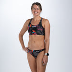Zoot Sports SWIM Women's Ltd Swim Crossback Bikini Top - Tropical Magic