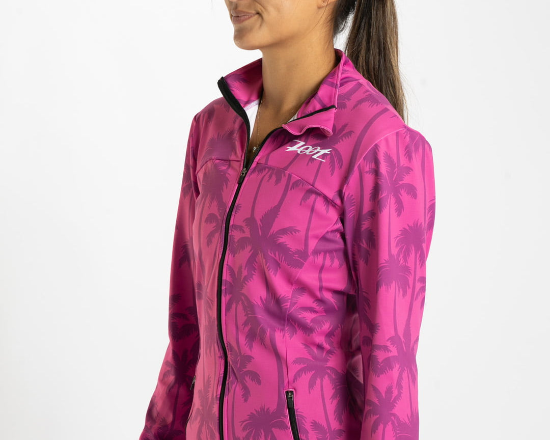 Zoot Sports TRACK JACKETS Women's Ltd Run Pulse Jacket - Paradise