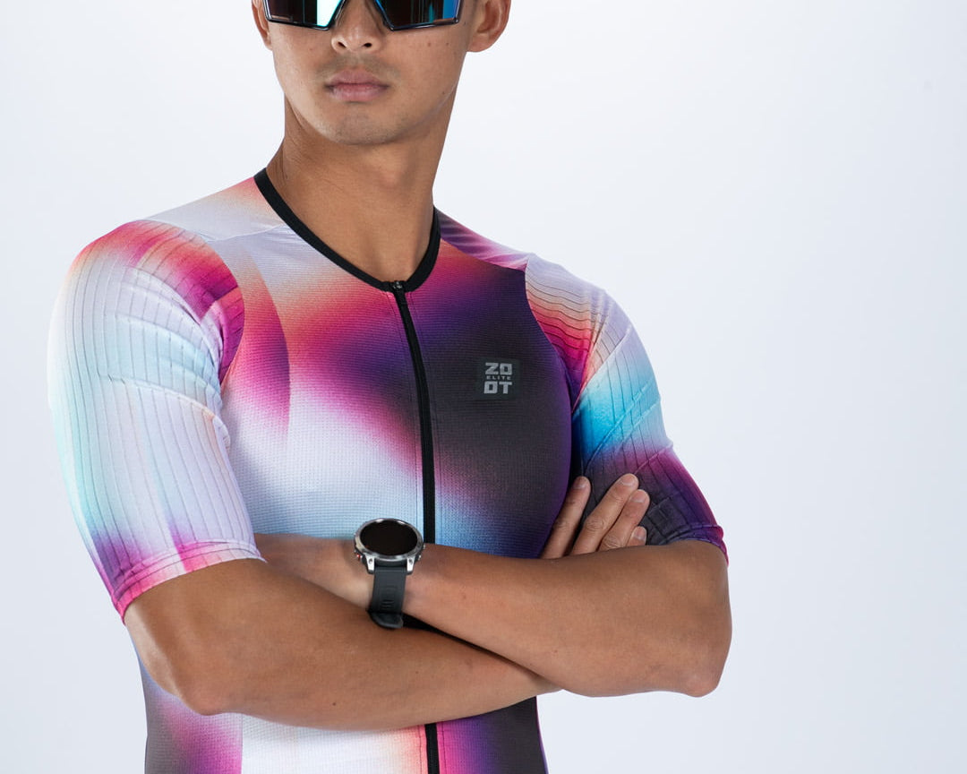 Zoot Sports TRI AERO JERSEYS Men's Elite P1 Tri Aero Jersey  - Sonic Shift