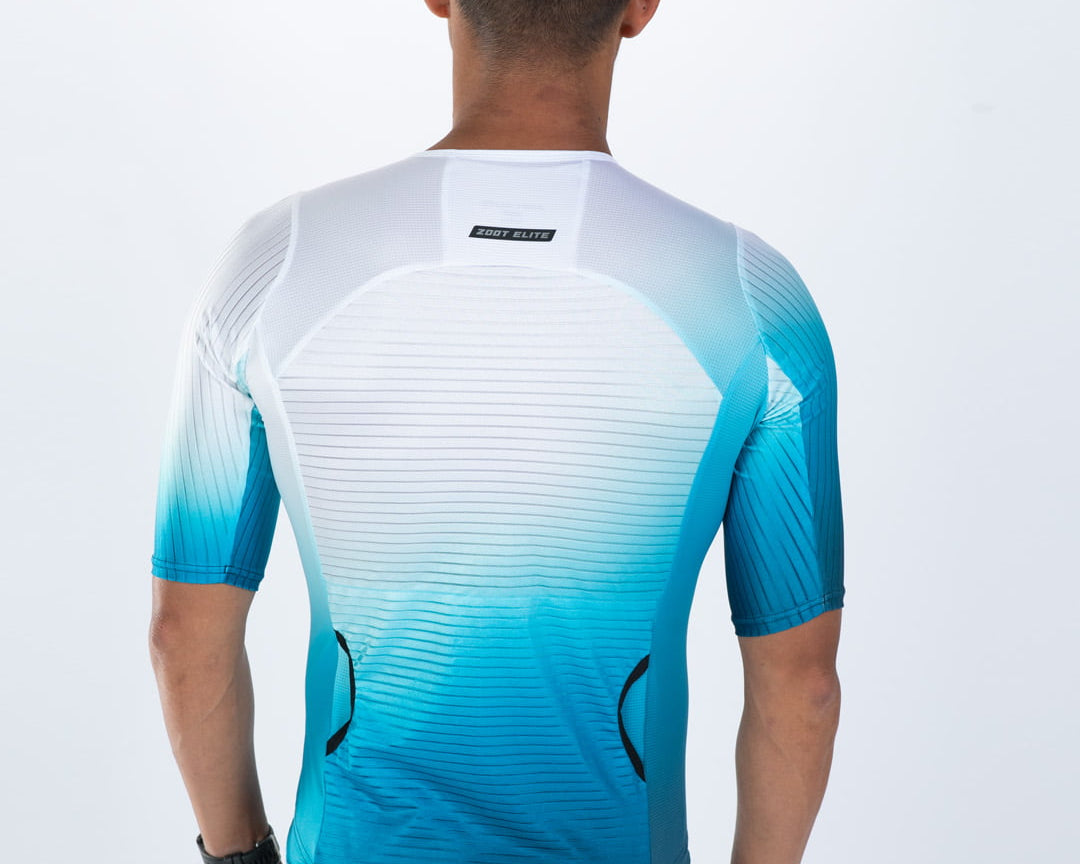 Zoot Sports TRI AERO JERSEYS Men's Elite P1 Tri Aero Jersey - Sonic Wave