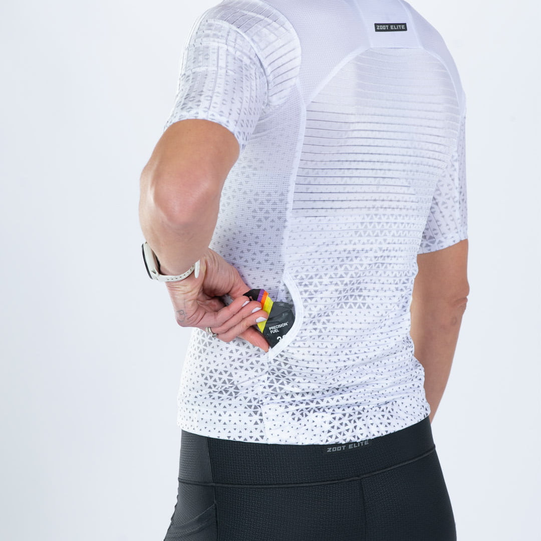 Zoot Sports TRI AERO JERSEYS Women's Elite P1 Tri Aero Jersey - Sonic White