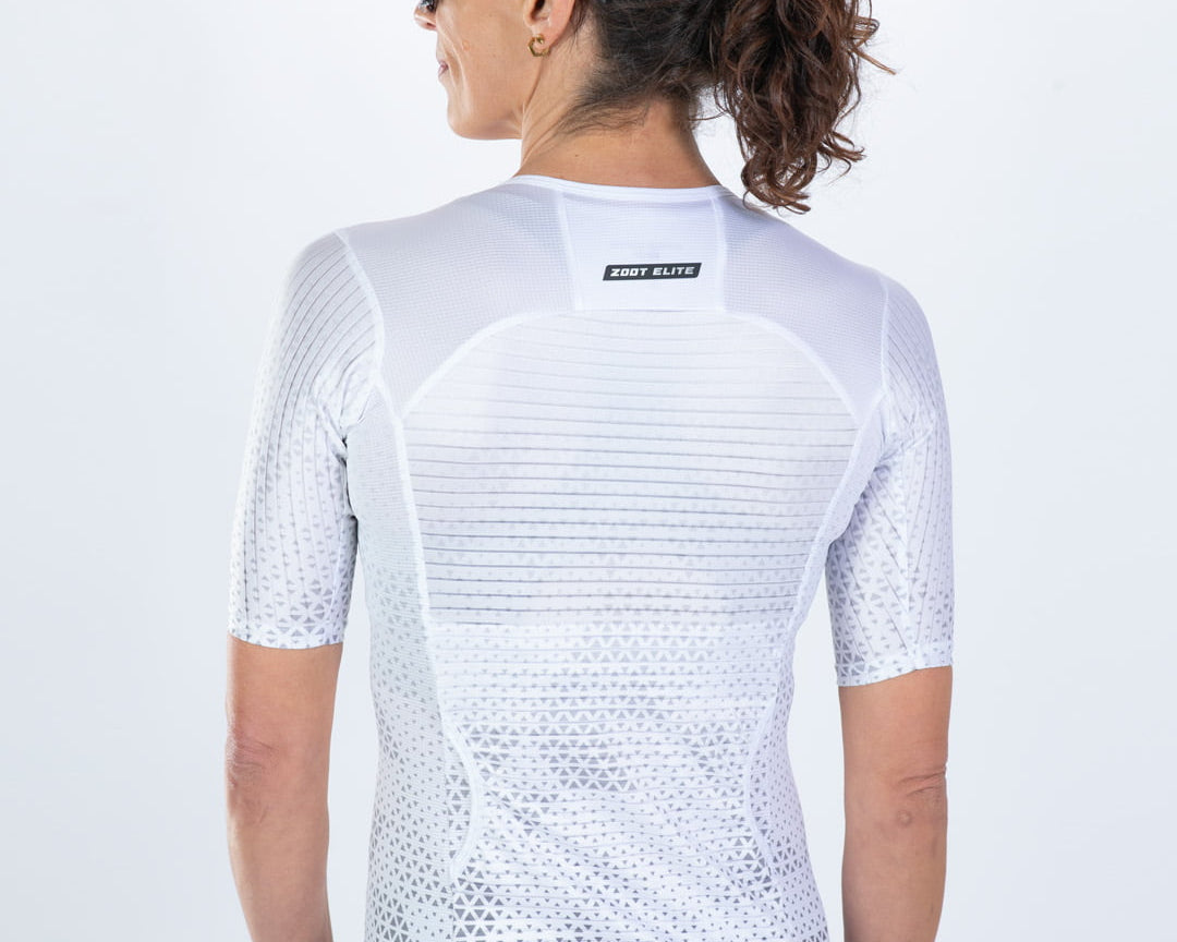 Zoot Sports TRI AERO JERSEYS Women's Elite P1 Tri Aero Jersey - Sonic White