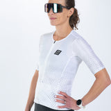 Zoot Sports TRI AERO JERSEYS Women's Elite P1 Tri Aero Jersey - Sonic White