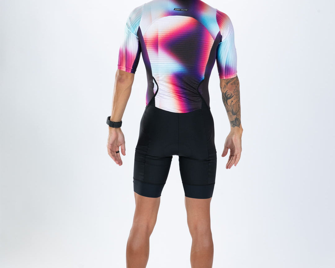 Zoot Sports TRI AERO RACESUITS Men's Elite P1 Tri Aero Fz Racesuit - Sonic Shift