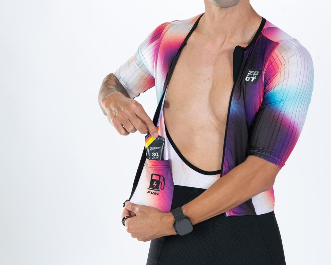 Zoot Sports TRI AERO RACESUITS Men's Elite P1 Tri Aero Fz Racesuit - Sonic Shift