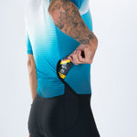 Zoot Sports TRI AERO RACESUITS Men's Elite P1 Tri Aero Fz Racesuit - Sonic Wave