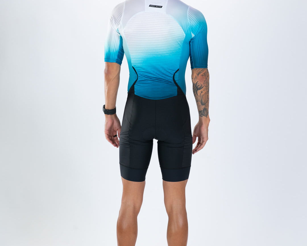 Zoot Sports TRI AERO RACESUITS Men's Elite P1 Tri Aero Fz Racesuit - Sonic Wave
