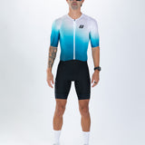 Zoot Sports TRI AERO RACESUITS Men's Elite P1 Tri Aero Fz Racesuit - Sonic Wave