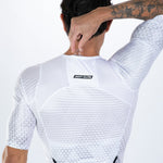 Zoot Sports TRI AERO RACESUITS Men's Elite P1 Tri Aero Fz Racesuit - Sonic White