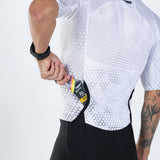 Zoot Sports TRI AERO RACESUITS Men's Elite P1 Tri Aero Fz Racesuit - Sonic White