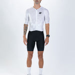 Zoot Sports TRI AERO RACESUITS Men's Elite P1 Tri Aero Fz Racesuit - Sonic White