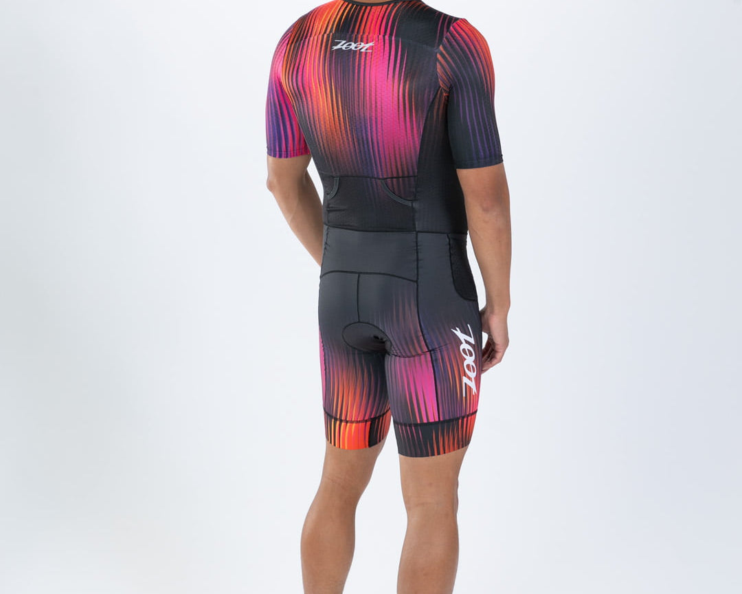 Zoot Sports TRI AERO RACESUITS Men's Ltd Tri Aero Fz Racesuit - Afterglow