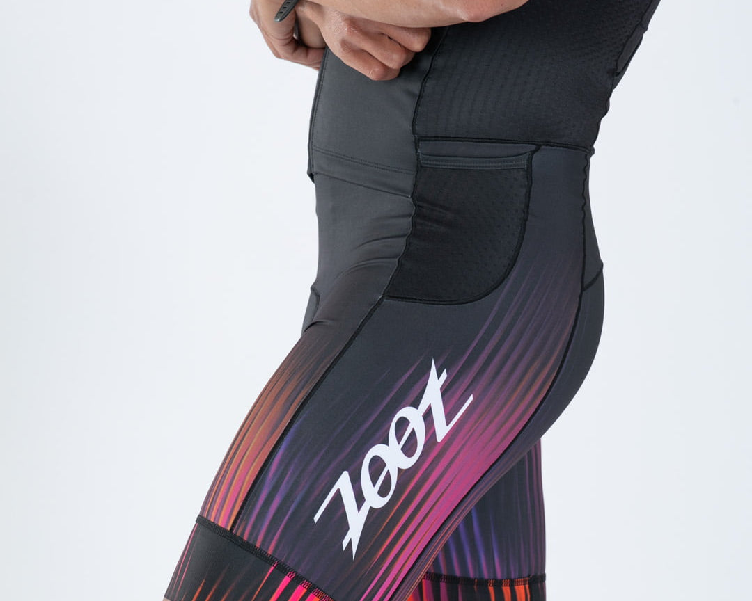 Zoot Sports TRI AERO RACESUITS Men's Ltd Tri Aero Fz Racesuit - Afterglow