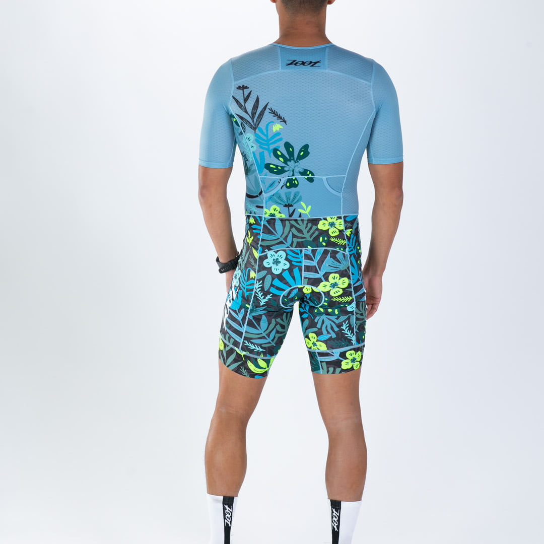 Zoot Sports TRI AERO RACESUITS Men's Ltd Tri Aero Fz Racesuit - Florescence
