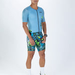 Zoot Sports TRI AERO RACESUITS Men's Ltd Tri Aero Fz Racesuit - Florescence