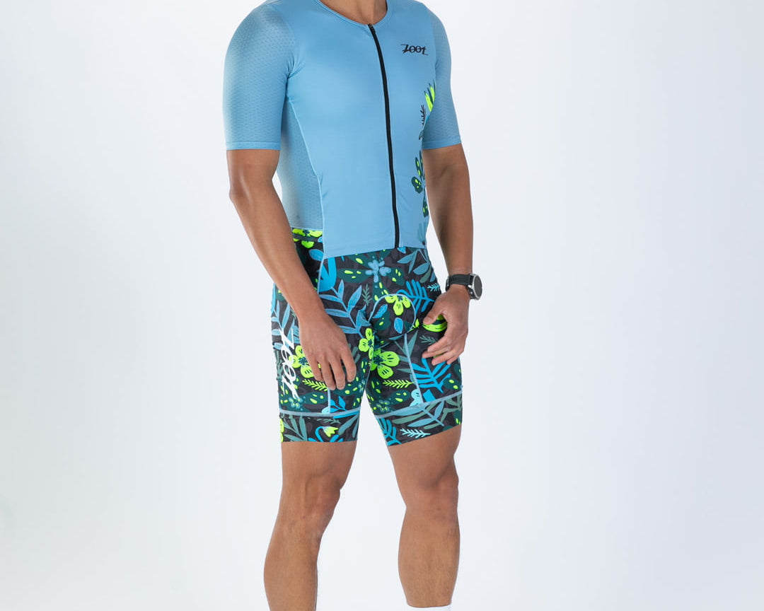 Zoot Sports TRI AERO RACESUITS Men's Ltd Tri Aero Fz Racesuit - Florescence
