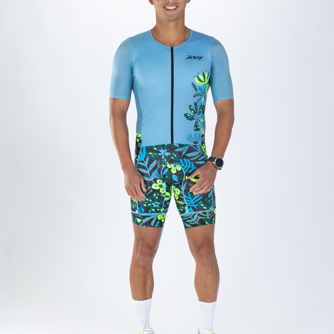 Zoot Sports TRI AERO RACESUITS Men's Ltd Tri Aero Fz Racesuit - Florescence