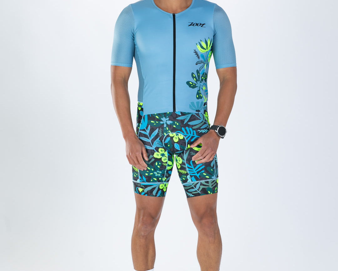 Zoot Sports TRI AERO RACESUITS Men's Ltd Tri Aero Fz Racesuit - Florescence