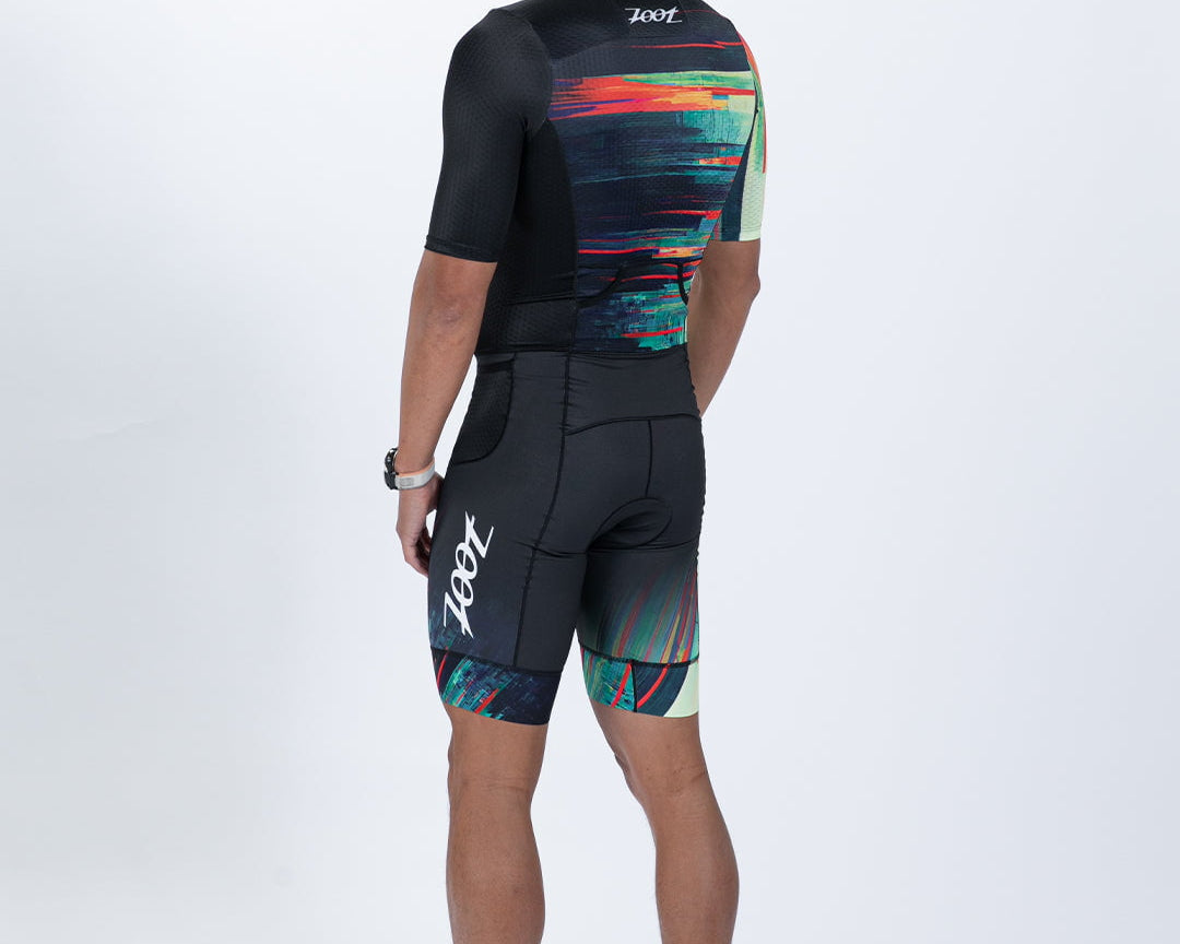 Zoot Sports TRI AERO RACESUITS Men's Ltd Tri Aero Fz Racesuit - Glitch
