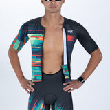 Zoot Sports TRI AERO RACESUITS Men's Ltd Tri Aero Fz Racesuit - Glitch