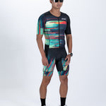 Zoot Sports TRI AERO RACESUITS Men's Ltd Tri Aero Fz Racesuit - Glitch