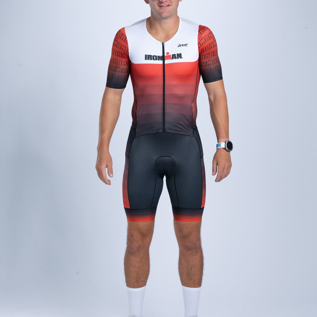 Zoot Sports TRI AERO RACESUITS Men's Ltd Tri Aero Fz Racesuit - IM Velocity