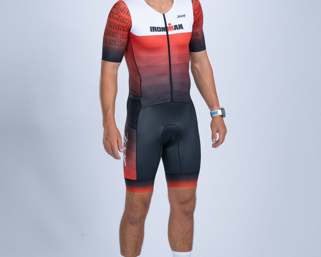 Zoot Sports TRI AERO RACESUITS Men's Ltd Tri Aero Fz Racesuit - IM Velocity
