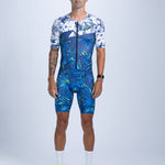 Zoot Sports TRI AERO RACESUITS Men's Ltd Tri Aero Fz Racesuit - Island Original