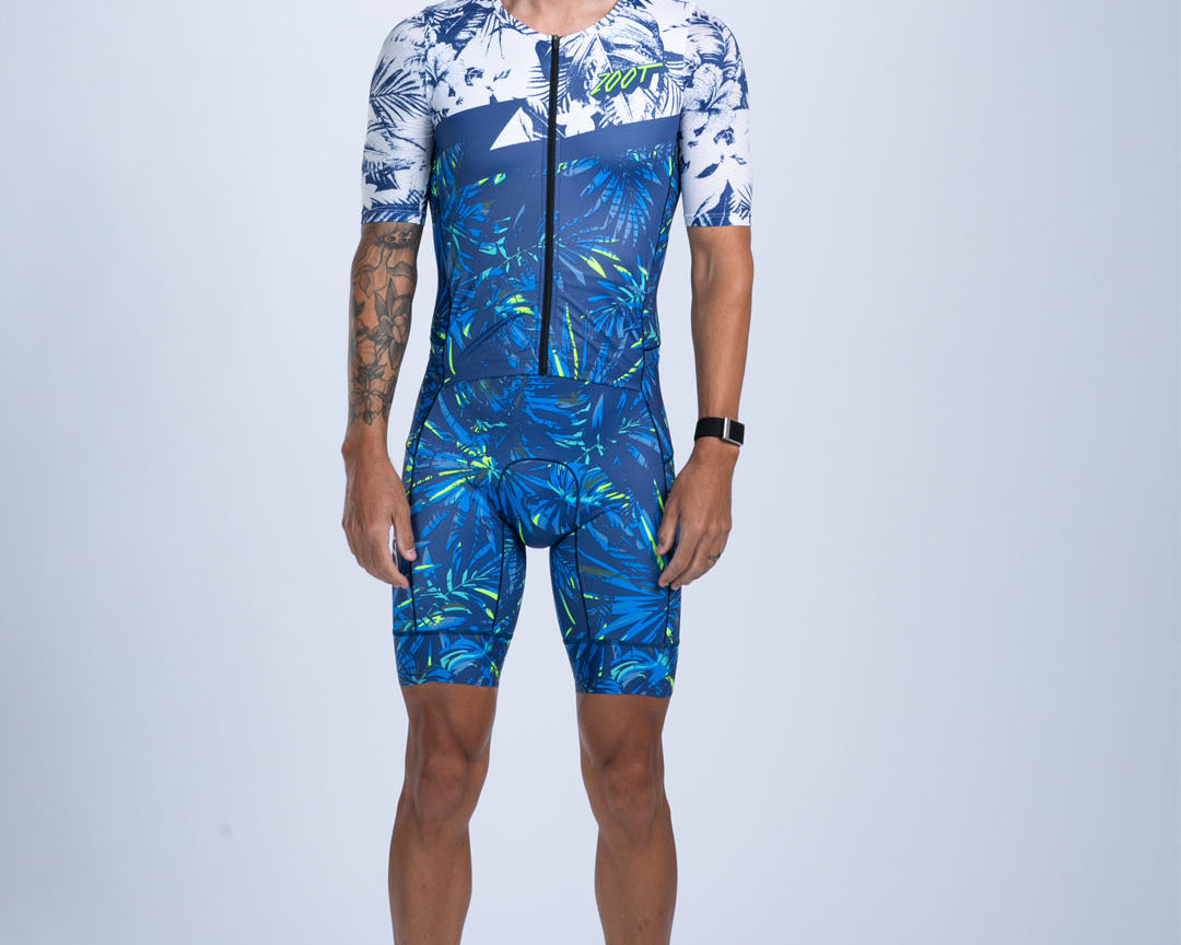 Zoot Sports TRI AERO RACESUITS Men's Ltd Tri Aero Fz Racesuit - Island Original