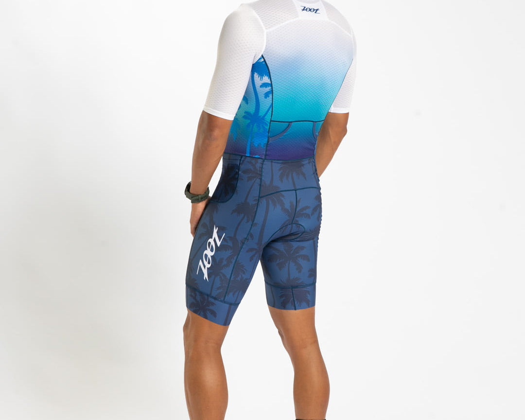 Zoot Sports TRI AERO RACESUITS Men's Ltd Tri Aero Fz Racesuit - Paradise
