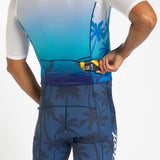 Zoot Sports TRI AERO RACESUITS Men's Ltd Tri Aero Fz Racesuit - Paradise