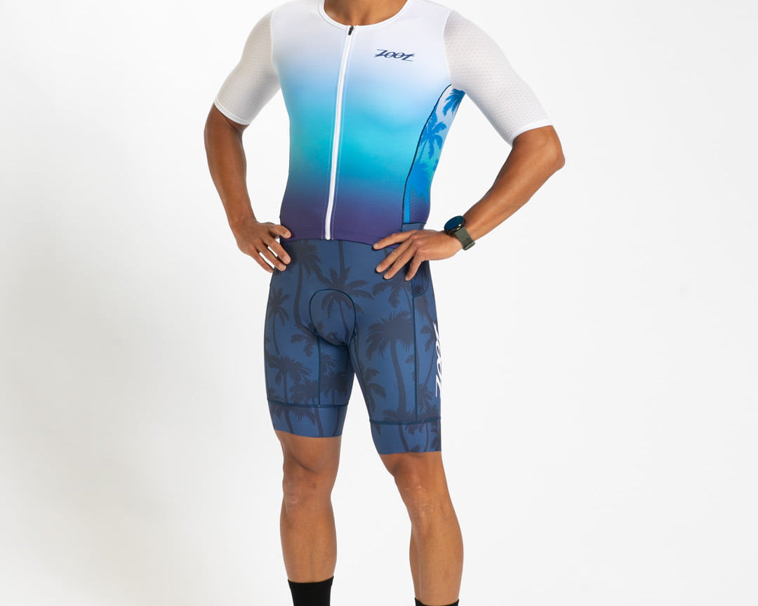 Zoot Sports TRI AERO RACESUITS Men's Ltd Tri Aero Fz Racesuit - Paradise