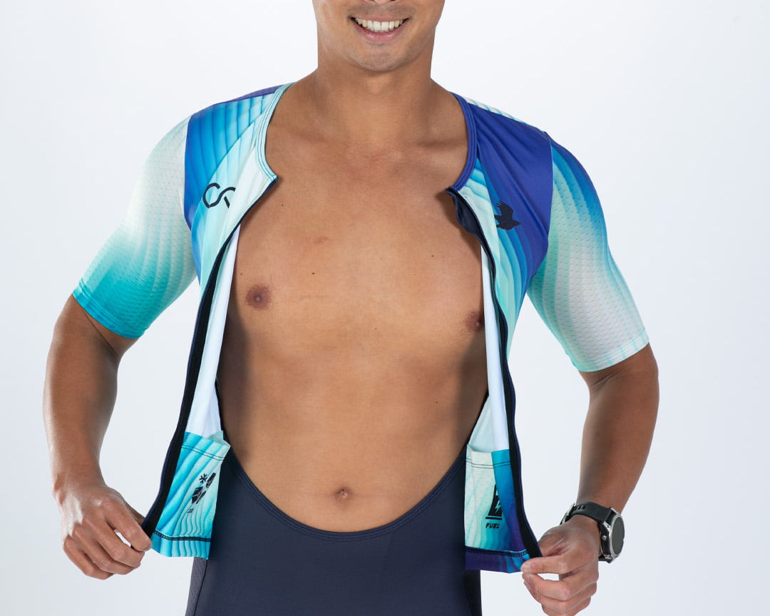 Zoot Sports TRI AERO RACESUITS Men's Ltd Tri Aero Fz Racesuit - Prism