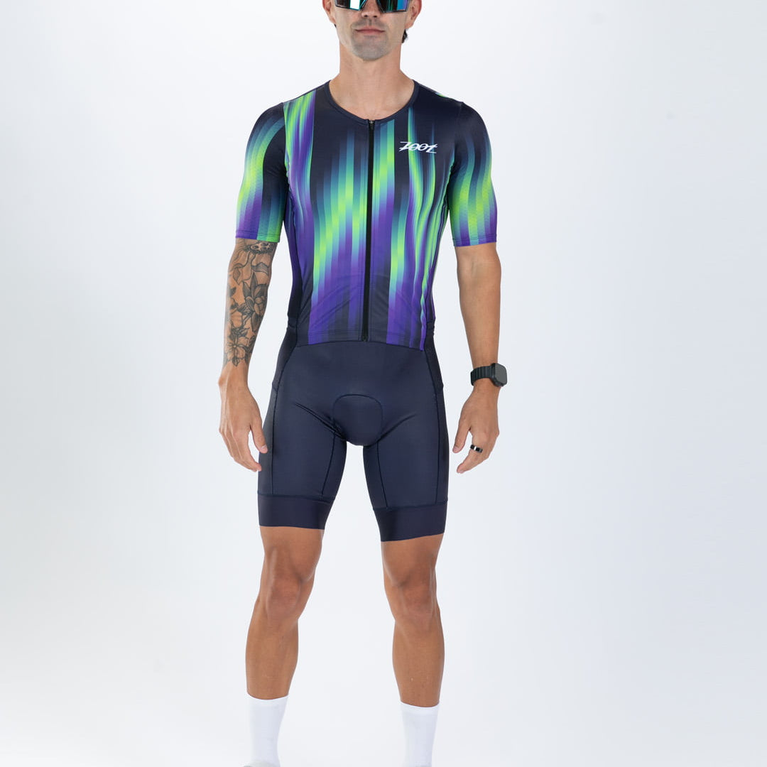 Zoot Sports TRI AERO RACESUITS Men's Ltd Tri Aero Fz Racesuit - Reflection